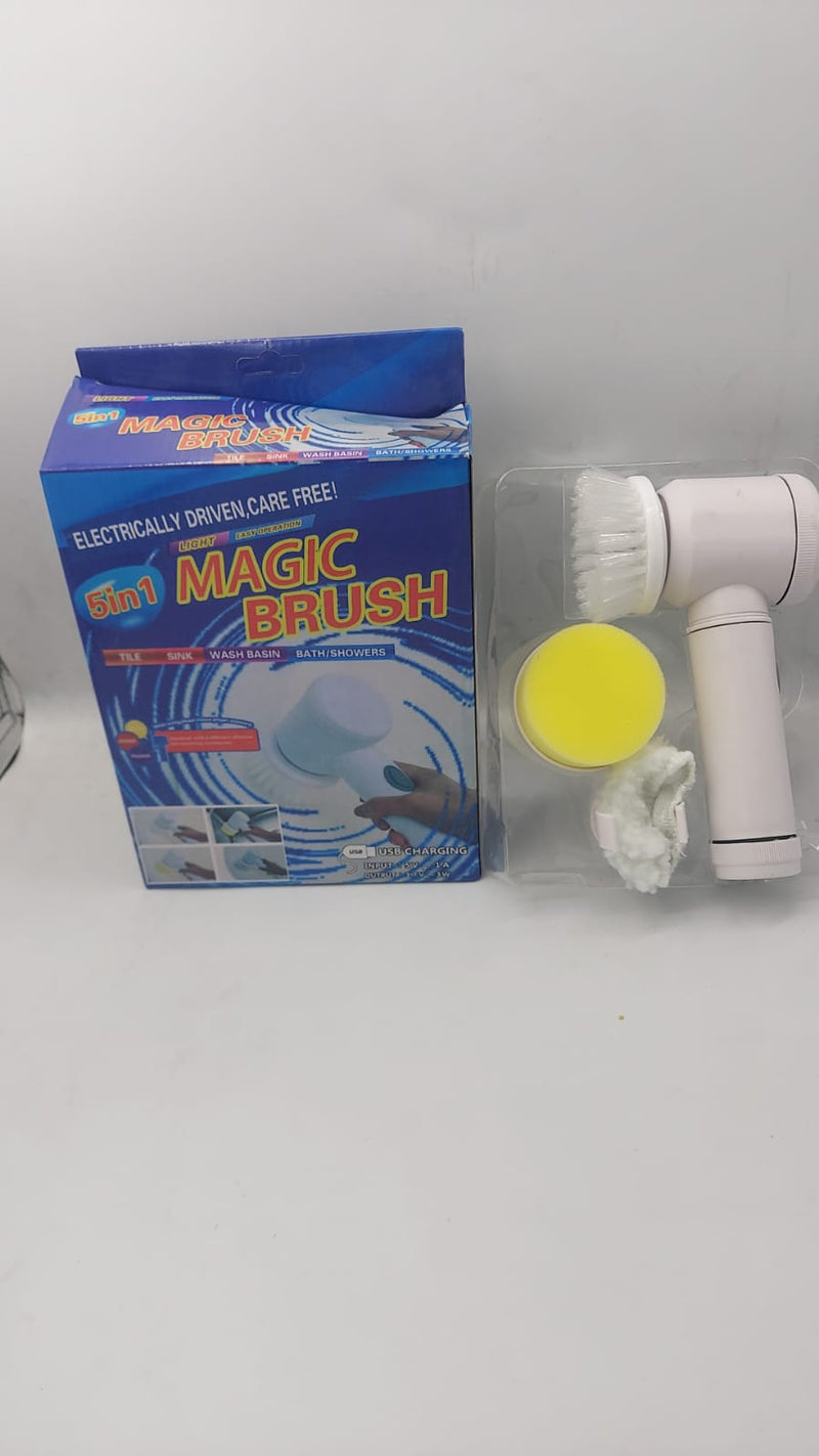 5-in-1 Electric Cleaning Brush with Multiple Heads