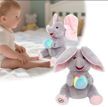 Musical Interactive Hide-and-Seek Elephant Plush Toy