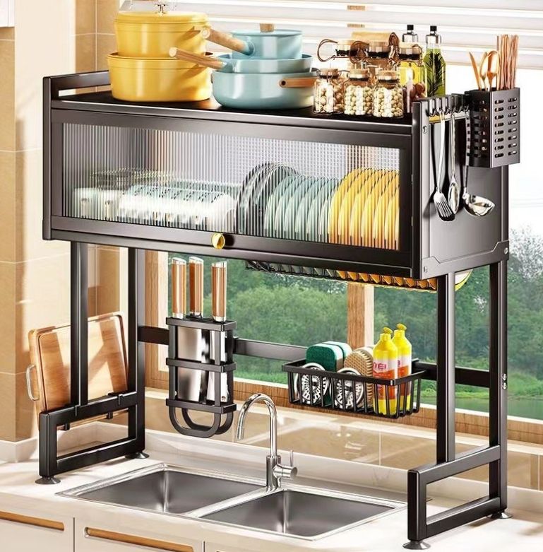 Kitchen Sink Shelf With Cabinet Door