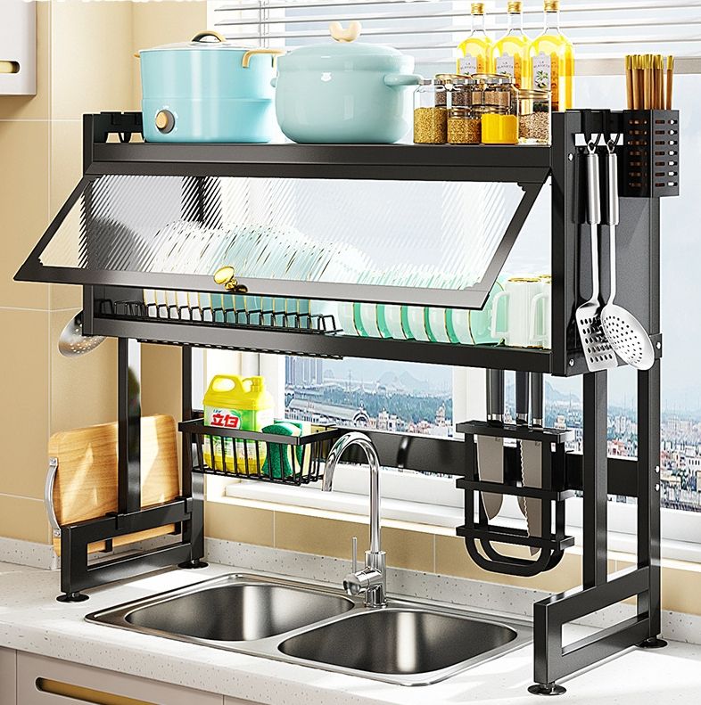 Kitchen Sink Shelf With Cabinet Door