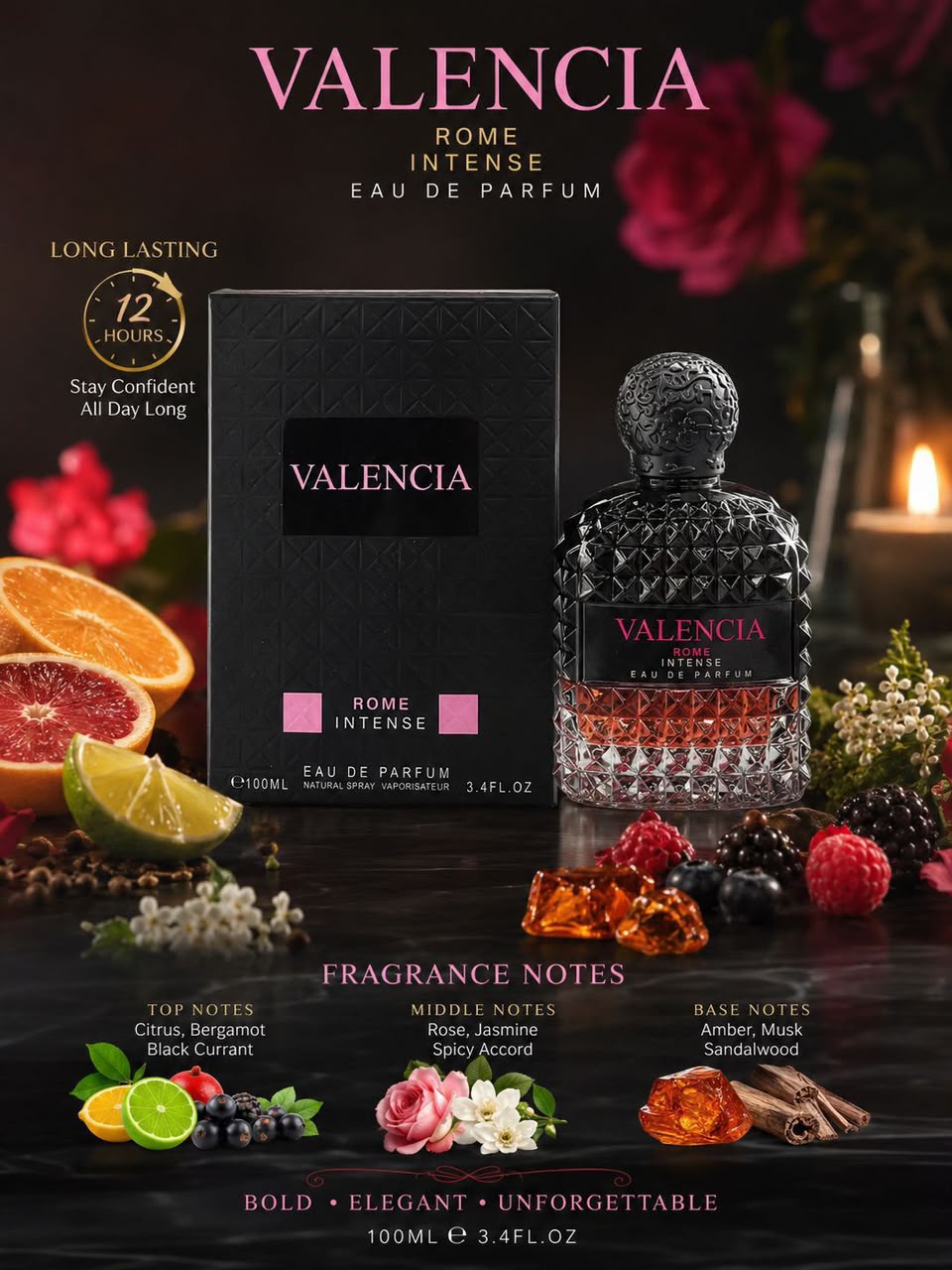 Rome Intense Perfume – 100ml