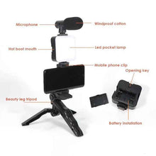 Smartphone & Camera Vlogging Studio Kit – Cold Shoe Mount, Multi-Angle Rig