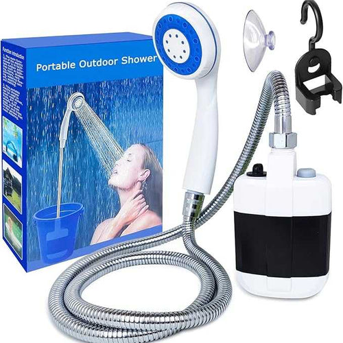 Portable Camping Shower – Rechargeable Electric Pump Outdoor Shower
