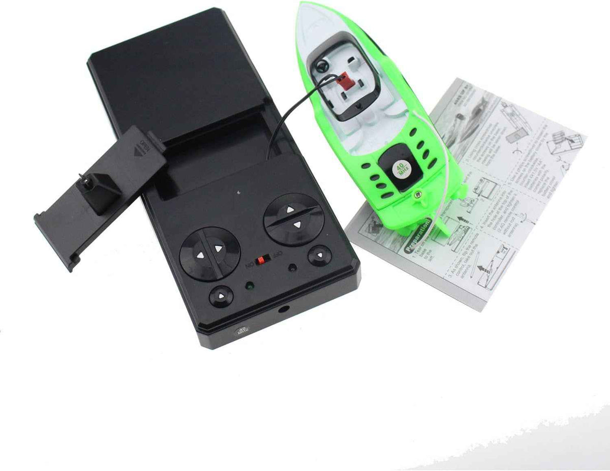 Mini Remote-Control Speedboat Water Toy for Kids