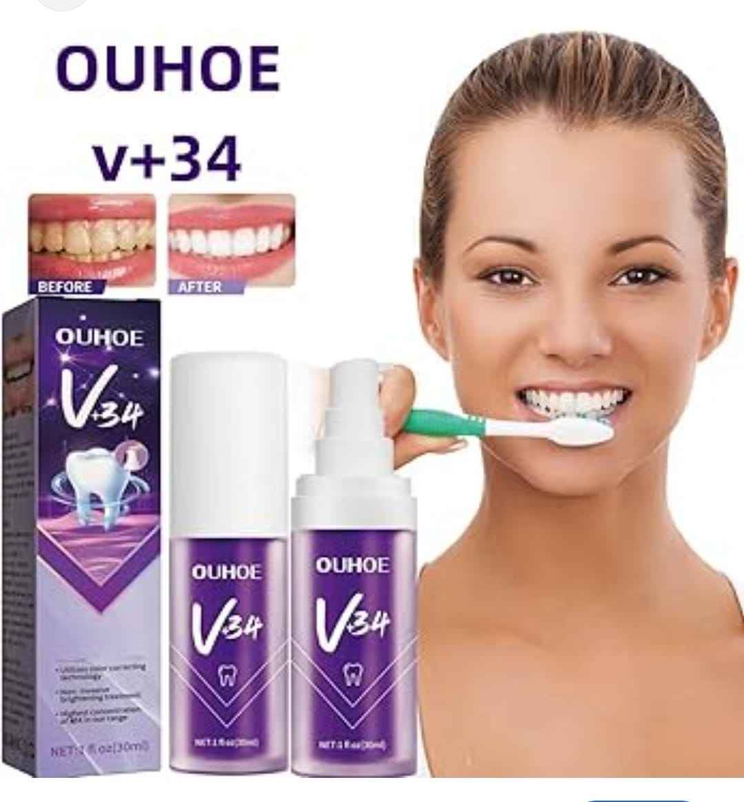 Whitening Toothpaste 30ml – Compact Daily Oral Care