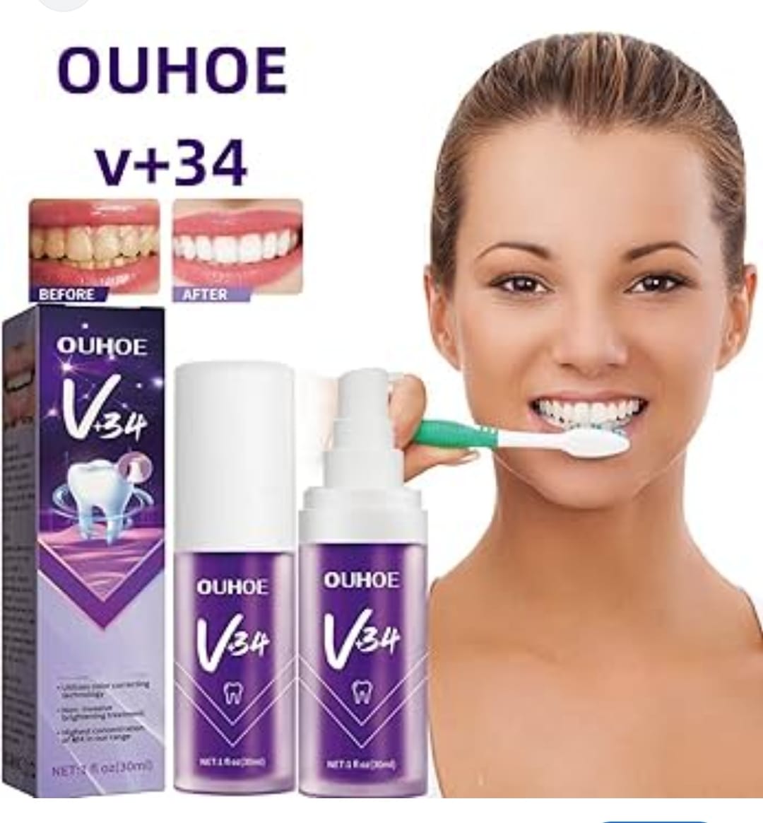 Toothpaste for Teeth Whitening (30ml) My Store