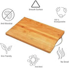 Wood Chopping Board with Handle | Natural Bamboo Kitchen Cutting Board 2