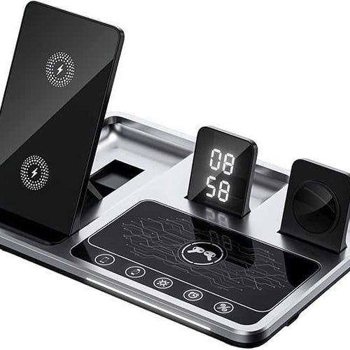 4-in-1 Wireless Charger Pad – Multi-Device Fast Charging Station