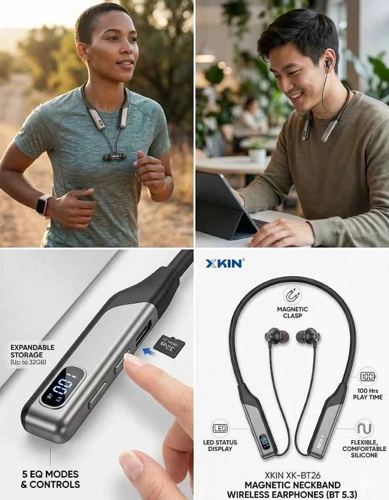 XKIN – True Wireless Earphones RGB Charging Case