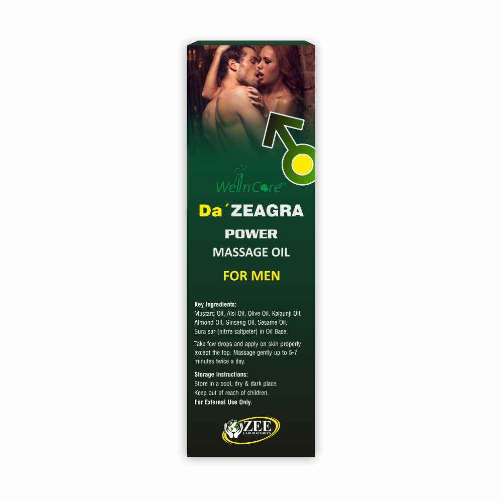 Da' ZEAGRA Power Massage Oil – Men's Natural Vitality Oil