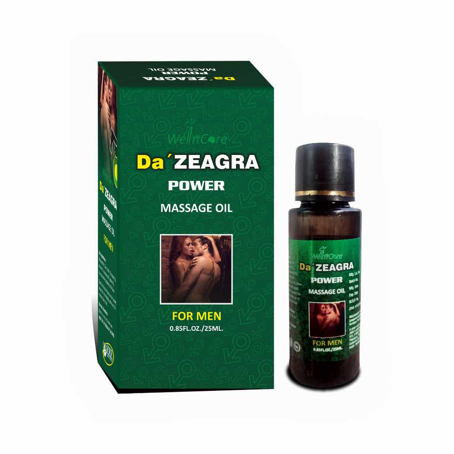 Da' ZEAGRA Power Massage Oil – Men's Natural Vitality Oil